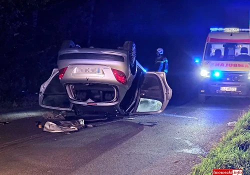 Utrudnienia po wypadku na drodze w stronę Jeleniej Góry