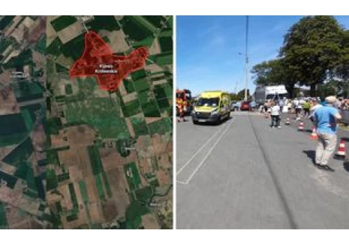 Dramatyczne sceny podczas wyścigu. Jest wielu poszkodowanych