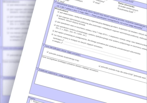 Nowe rozporządzenie ws. geodezyjnych formularzy