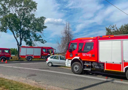 Wypadek w Szyszłowie