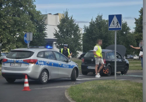 Wylądował na boku, trafił do szpitala