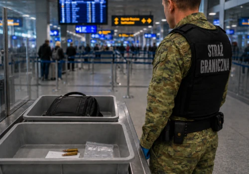 Alarm w Balicach! Amunicja w bagażu Ukraińca i Norweżki
