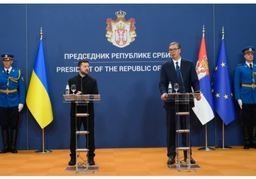 Zełenski w Serbii