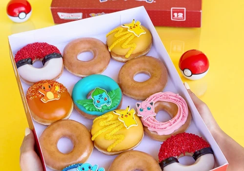 Pokémon i Krispy Kreme rozpoczynają współpracę z pączkami