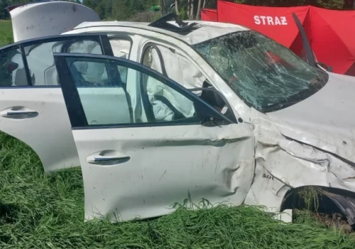 Tragiczny wypadek w trasie do Mężenina
