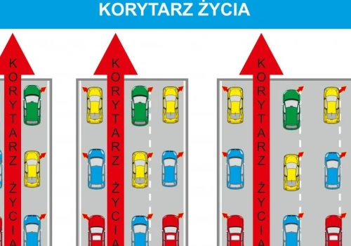 Policja przypomina o obowiązku tworzenia korytarza życia