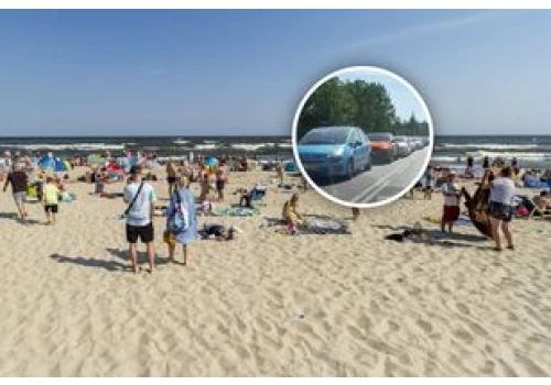 Paraliż na drodze nad Bałtyk. Mamy nagranie. "Końca nie widać"