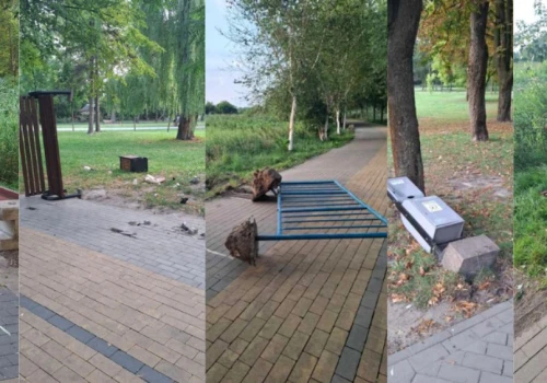 Kolejni sprawcy demolki w parku i nad Uherką w rękach policji