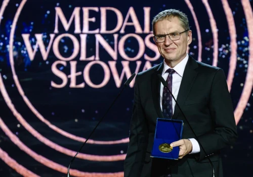 Andrzej Poczobut uhonorowany Specjalnym Medalem Wolności Słowa