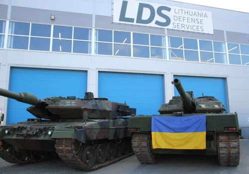 Ukraińskie czołgi Leopard 2 wyremontowane na Litwie