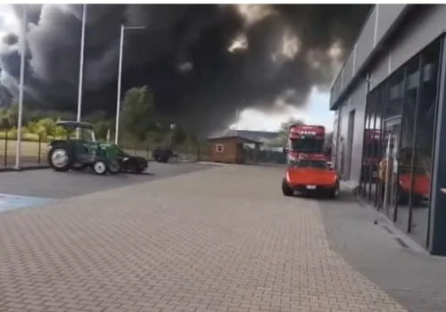 Pożar hali w Lublinie wynikiem sabotażu. W tle służby ze wschodu