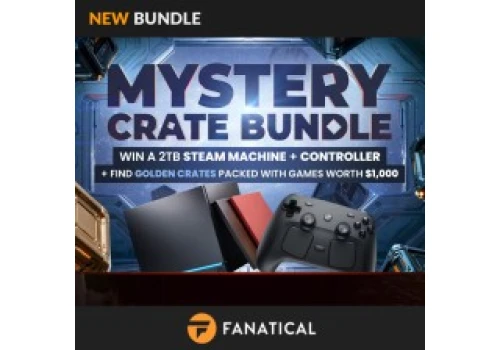 Gargantuiczny Mystery Crate Bundle w Fanatical. Zestaw aż 25 losowych kluczy Steam za 77,85 zł!
