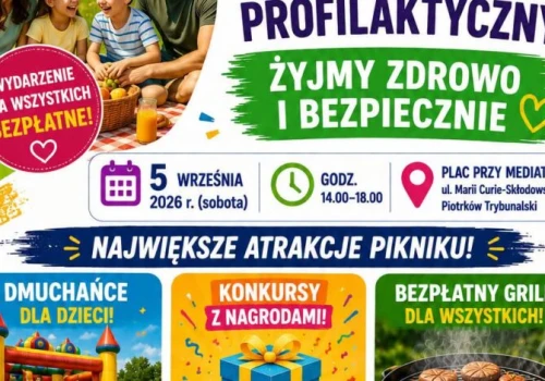 „Żyjmy zdrowo i bezpiecznie” – rodzinny piknik Pałacyka