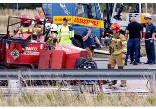 Po tragedii na A1 ruszyły kontrole. Część poszkodowanych była na "śmieciówkach"