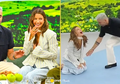 Julia Wieniawa z impetem weszła do studia 