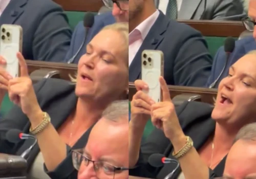 Posłanka PiS szczekała w Sejmie podczas wystąpienia szefa MON. Wiceprezes partii przeprasza, ona nie