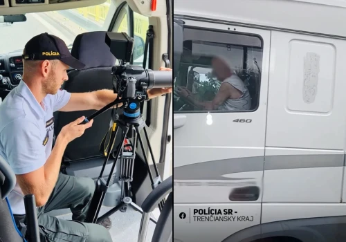 Słowacka policja też zagląda do kabin ciężarówek: autobusy i teleobiektywy w akcji