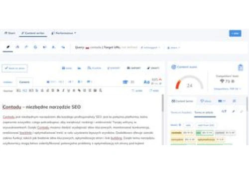 Contadu w 2026 – co potrafi narzędzie SEO do treści?