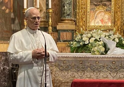 Leon XIV dzisiaj u Matki Bożej Dobrej Rady