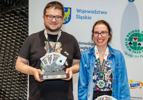 Sportowe Osobowości Sierpnia. Agnieszka i Piotr Wiankowscy wicemistrzami świata w brydżu sportowym