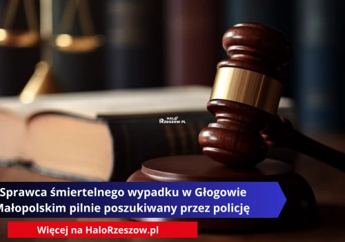 Sprawca śmiertelnego wypadku w Głogowie Małopolskim pilnie poszukiwany przez policję