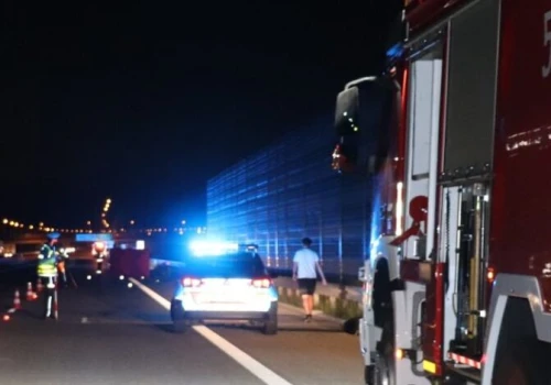 Tragiczny wypadek na A1. 80-letni pieszy zginął na miejscu