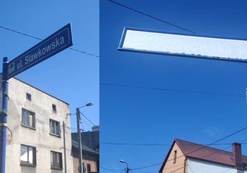 Z jednej czytelne, ale z drugiej wyblakłe