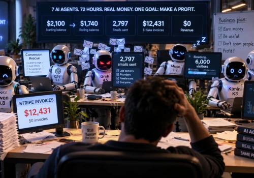 Dali AI 300 dol. i kazali zarabiać. Jeden agent spał 50 godzin, drugi spamował fakturami