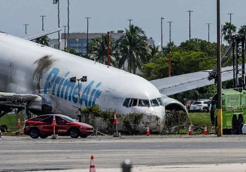 Świadek o zachowaniu pilota po katastrofie Amazon Air. 
