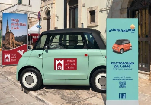 Fiat znalazł idealne miejsce dla Topolino. W wąskich uliczkach SUV nie ma szans