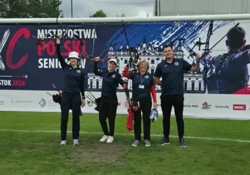 Łucznicy z gminy Goleszów z sukcesami podczas Mistrzostw Polski Seniorów w Białymstoku