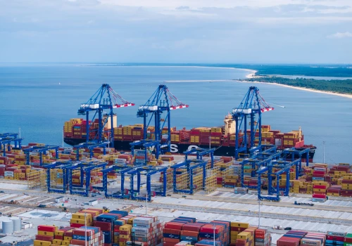 Baltic Hub: silny wiatr może wpłynąć na pracę terminalu