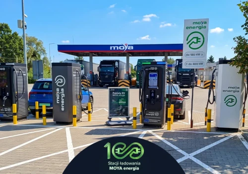 MOYA energia ma już 100 własnych stacji. Rynek ładowania w Polsce szybko się zagęszcza
