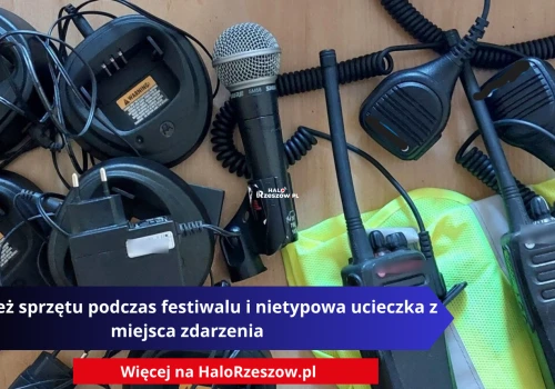 Kradzież sprzętu podczas festiwalu i nietypowa ucieczka z miejsca zdarzenia