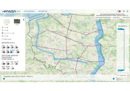 Zagadkowa trasa w polskiej przestrzeni powietrznej. Może służyć do testów nowej broni