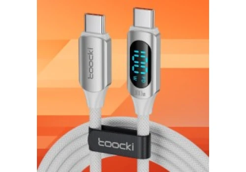 Kabel USB-C toocki 100W PD 2m z wyświetlaczem za 18,99 zł w Amazon PL