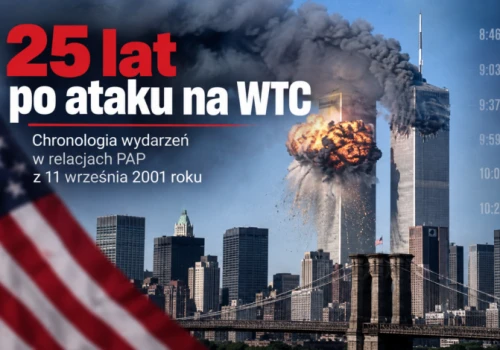 25 lat po ataku na WTC/Chronologia wydarzeń w relacjach PAP z 11 września 2001 roku