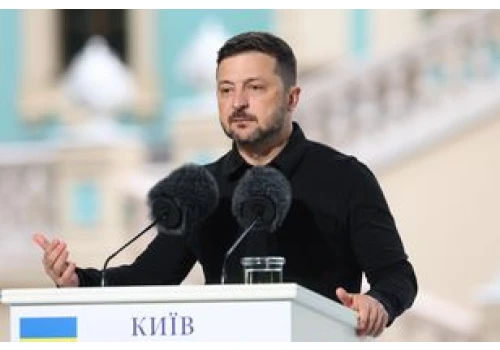Drony przy granicy z Polską. Zełenski zabrał głos