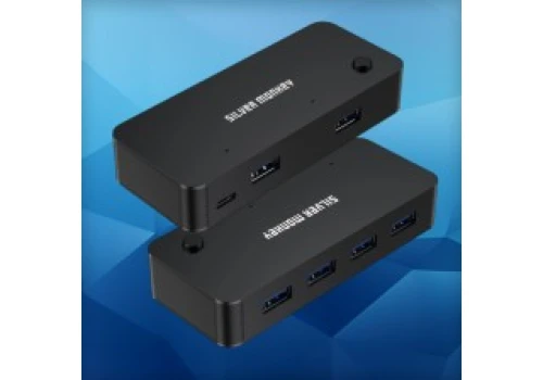 Przełącznik KVM Silver Monkey z 4 portami USB 3.1 na 2 komputery za jedyne 19,99 zł w x-kom