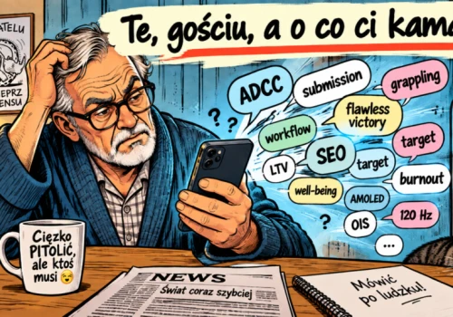 Te, gościu, a o co ci kaman