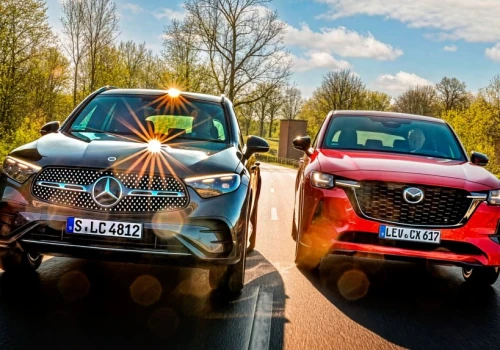 Mazda CX-60 kontra Mercedes GLC – dwa świetne sześciocylindrowe diesle, dwie cenowe ligi | PORÓWNANIE