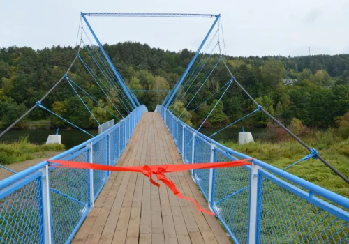 Kładka nad Dunajcem jak nowa. Połączyła Witowice Dolne z Tropiem za niemal milion złotych