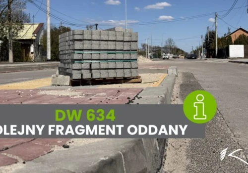 DW634 w Kobyłce przejezdna