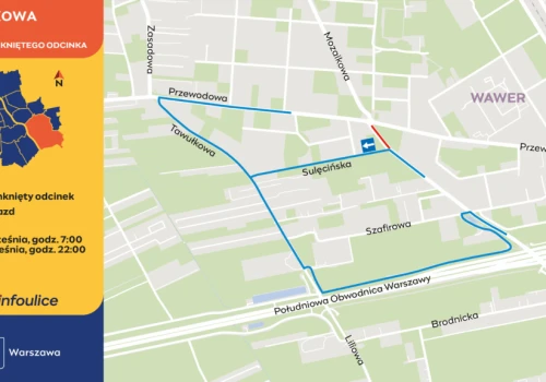 Utrudnienia w Wawrze. Znamy terminy prac i trasy objazdów