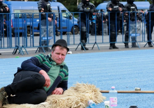 Gwałtowny protest rolników w Rumunii. Doszło do starć z policją