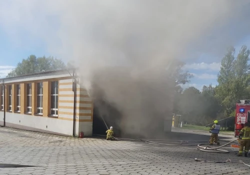 Cieszyn: Autobus miejski w ogniu