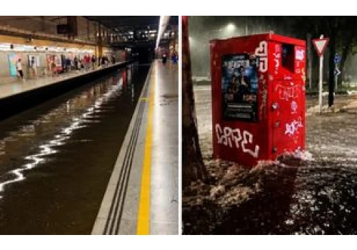 Walencja pod wodą. Tak wygląda metro po przejściu nawałnicy
