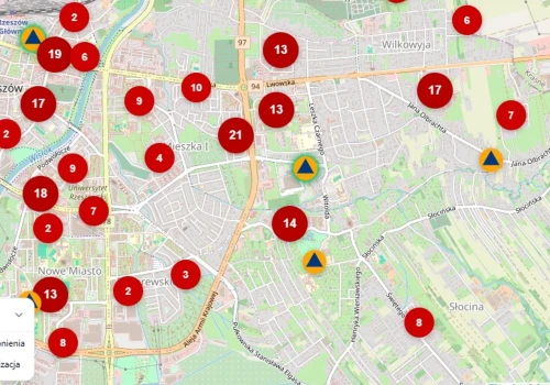 Prawdziwy sprawdzian zimnej krwi: Co po dzisiejszych alertach w Rzeszowie mówi nam mapa schronów?