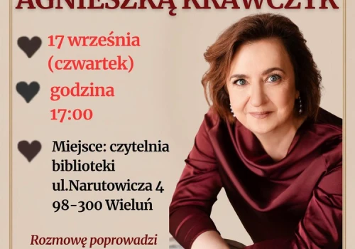 Dzisiaj w Bibliotece Miejskiej w Wieluniu spotkanie z pisarką