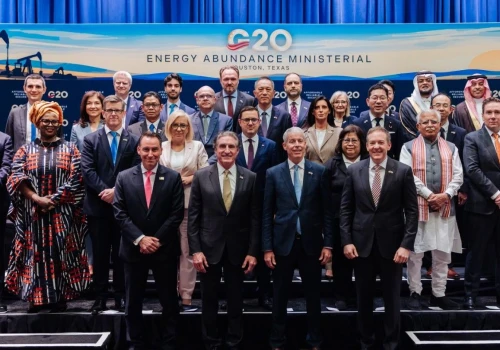 Polscy ministrowie na spotkaniu Grupy G20 w Teksasie. W centrum rozmów energetyka